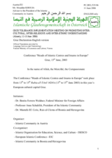 Graz Declaration, Islamic Community in Austria