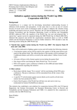 Contribution by the European Monitoring Centre on Racism and Xenophobia, session III