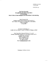 Presentation by Prof. W. Cole Durham, Jr., ODIHR Advisory Council of Experts on Freedom of Religion or Belief, session IV