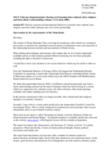 Intervention by the Delegation of the Netherlands, session III