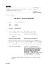 Journal of the 485th Plenary Meeting of the Forum for Security Co-operation (it)