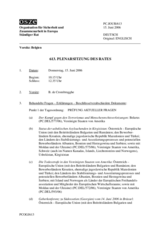 Journal of the 613th Plenary Meeting of the Permanent Council (de)