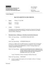 Journal of the 486th Plenary Meeting of the Forum for Security Co-operation (de)