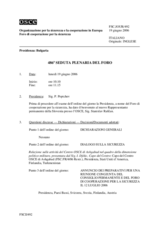 Journal of the 486th Plenary Meeting of the Forum for Security Co-operation (it)