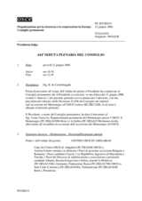 Journal of the 614th Plenary Meeting of the Permanent Council (it)