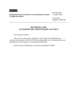 Ministerial Council Decision No. 2/06 (it)