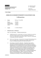 Journal of the 2006 Annual Security Review Conference (de)