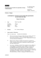 Journal of the 2006 Annual Security Review Conference (fr)