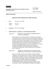 Journal of the 616th Plenary Meeting of the Permanent Council