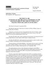 Forum for Security Co-operation Decision No. 4/06