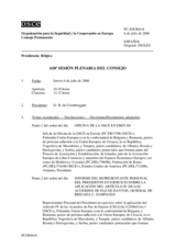 Journal of the 618th Plenary Meeting of the Permanent Council (es)