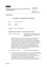 Journal of the 619th Plenary Meeting of the Permanent Council (it)