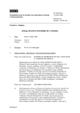 Journal of the 619th Plenary Meeting of the Permanent Council (fr)