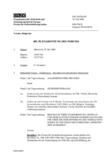 Journal of the 489th Plenary Meeting of the Forum for Security Co-operation (de)