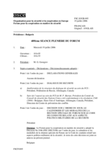 Journal of the 489th Plenary Meeting of the Forum for Security Co-operation (fr)