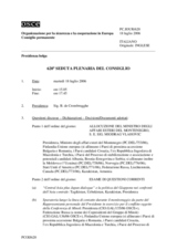 Journal of the 620th Plenary Meeting of the Permanent Council (it)