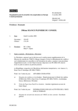 Journal of the 358th Plenary Meeting of the Permanent Council (fr)