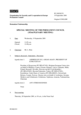 Journal of the 353rd Special Plenary Meeting of the Permanent Council