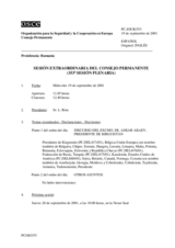 Journal of the 353rd Special Plenary Meeting of the Permanent Council (es)