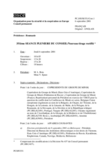 Journal of the 351st Plenary Meeting of the Permanent Council/Corrected reissue (fr)