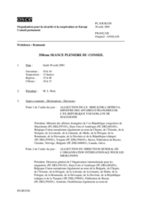 Journal of the 350th Plenary Meeting of the Permanent Council (fr)