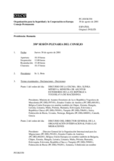 Journal of the 350th Plenary Meeting of the Permanent Council (es)