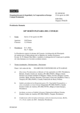 Journal of the 349th Plenary Meeting of the Permanent Council (es)