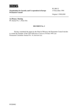 Permanent Council Decision No. 2