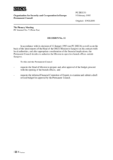 Permanent Council Decision No. 11