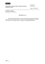 Permanent Council Decision No. 42