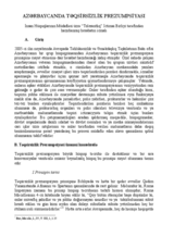 The presumption of innocence in Azerbaijan (az)