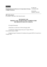 Permanent Council Decision No. 581 (it)