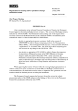 Permanent Council Decision No. 64