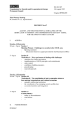 Permanent Council Decision No. 67