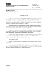 Permanent Council Decision No. 80