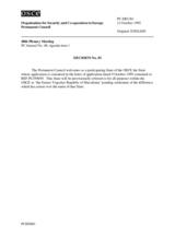 Permanent Council Decision No. 81