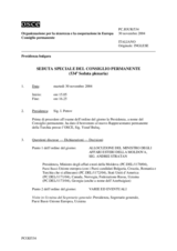 Journal of the 534th Special Plenary Meeting of the Permanent Council (it)