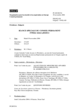 Journal of the 534th Special Plenary Meeting of the Permanent Council (fr)