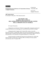 Permanent Council Decision No. 586 (it)