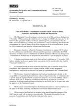 Permanent Council Decision No. 101