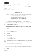 Permanent Council Decision No. 163