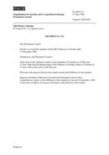 Permanent Council Decision No. 131