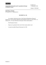 Permanent Council Decision No. 135