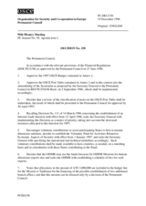 Permanent Council Decision No. 150