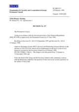 Permanent Council Decision No. 217