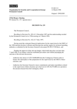 Permanent Council Decision No. 219