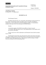 Permanent Council Decision No. 231