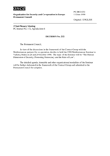 Permanent Council Decision No. 232