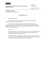 Permanent Council Decision No. 233