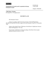 Permanent Council Decision No. 248